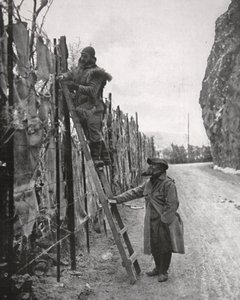 El arte sutil del camuflaje en los Vosgos, ilustración de The Illustrated War News, 14 de marzo de 1917 de French Photographer